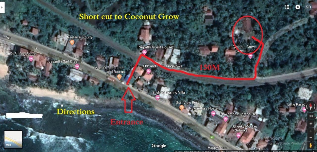 Отель Coconut Grove - Мидигама-Ист Экстерьер фото